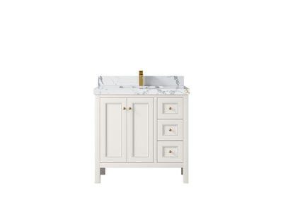 Nashville 36 in. W x 22 in. D Center Sink Bathroom Vanity - Willow Bath and Vanity