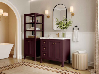 Nashville 36 in. W x 22 in. D Center Sink Bathroom Vanity - Willow Bath and Vanity