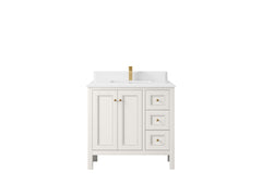 Nashville 36 in. W x 22 in. D Center Sink Bathroom Vanity - photo 37