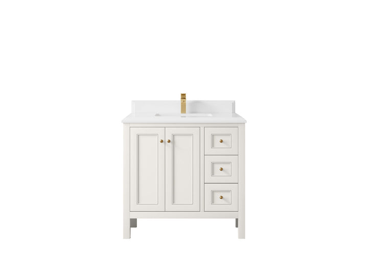 Nashville 36 in. W x 22 in. D Center Sink Bathroom Vanity - photo 37