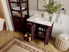 Nashville 36 in. W x 22 in. D Center Sink Bathroom Vanity - photo 3