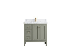 Nashville 36 in. W x 22 in. D Center Sink Bathroom Vanity - photo 1