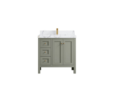 Nashville 36 in. W x 22 in. D Center Sink Bathroom Vanity - Willow Bath and Vanity