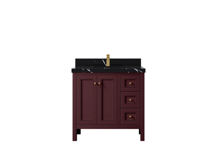 Nashville 36 in. W x 22 in. D Center Sink Bathroom Vanity - photo 35