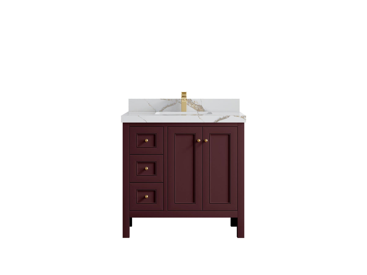 Nashville 36 in. W x 22 in. D Center Sink Bathroom Vanity - Willow Bath and Vanity