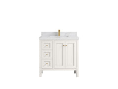 Nashville 36 in. W x 22 in. D Center Sink Bathroom Vanity - photo 27