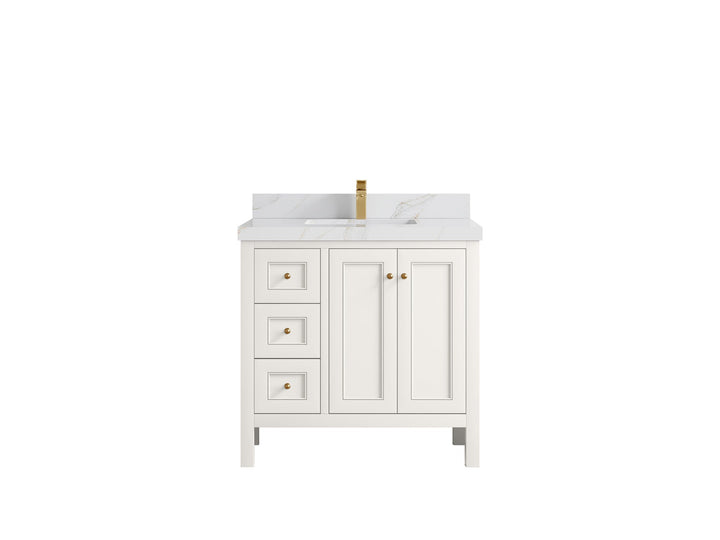 Nashville 36 in. W x 22 in. D Center Sink Bathroom Vanity - photo 27