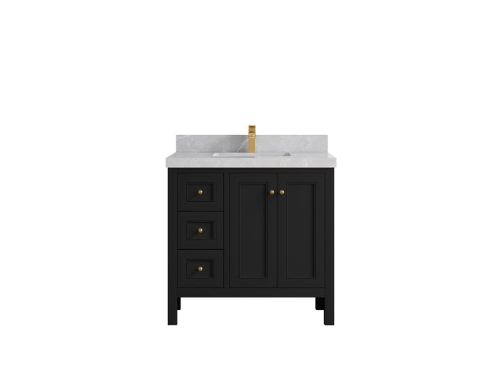 Nashville 36 in. W x 22 in. D Center Sink Bathroom Vanity - photo 29