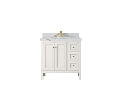 Nashville 36 in. W x 22 in. D Center Sink Bathroom Vanity - photo 19
