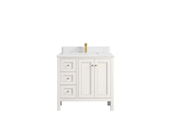 Nashville 36 in. W x 22 in. D Center Sink Bathroom Vanity - photo 35