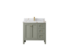 Nashville 36 in. W x 22 in. D Center Sink Bathroom Vanity - photo 47