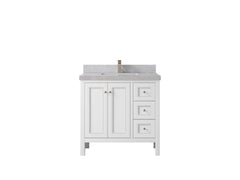 Nashville 36 in. W x 22 in. D Center Sink Bathroom Vanity - photo 41