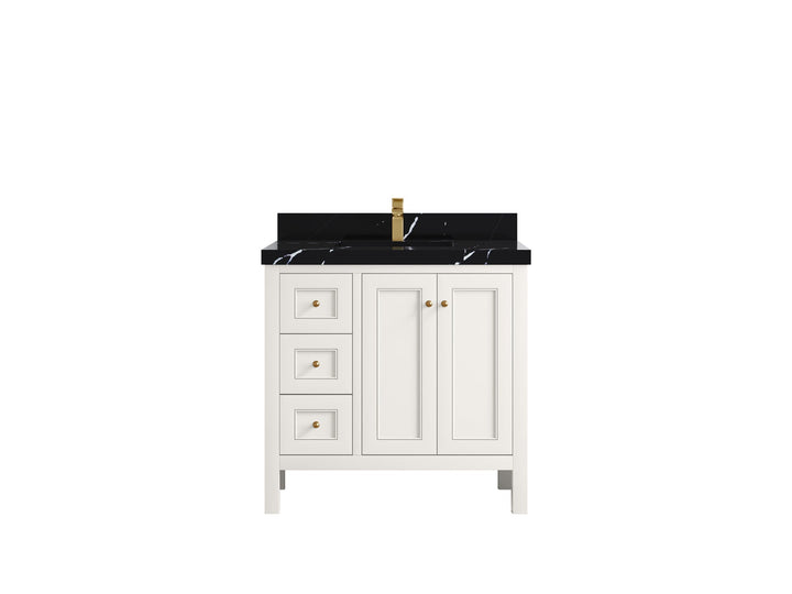 Nashville 36 in. W x 22 in. D Center Sink Bathroom Vanity - photo 17
