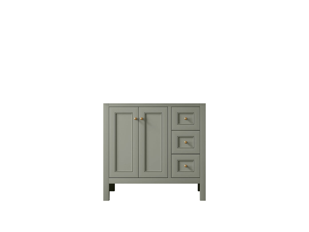 Nashville 36 in. W x 22 in. D Center Sink Bathroom Vanity - Willow Bath and Vanity