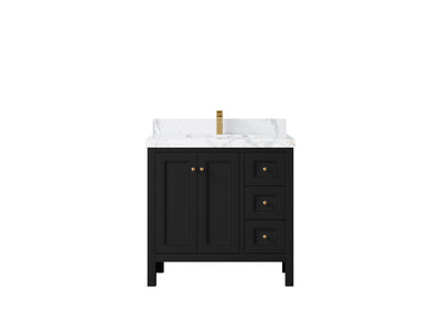 Nashville 36 in. W x 22 in. D Center Sink Bathroom Vanity - Willow Bath and Vanity