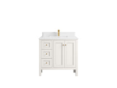 Nashville 36 in. W x 22 in. D Center Sink Bathroom Vanity - photo 37