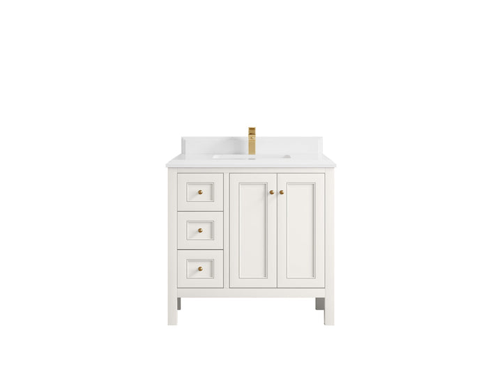 Nashville 36 in. W x 22 in. D Center Sink Bathroom Vanity - photo 37