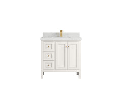 Nashville 36 in. W x 22 in. D Center Sink Bathroom Vanity - photo 23