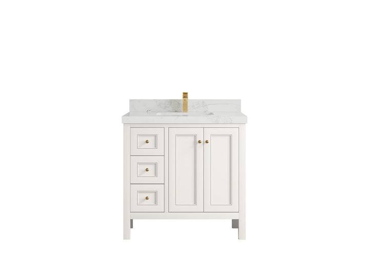 Nashville 36 in. W x 22 in. D Center Sink Bathroom Vanity - photo 23