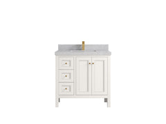 Nashville 36 in. W x 22 in. D Center Sink Bathroom Vanity - photo 41