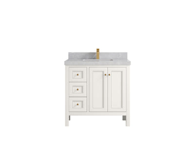Nashville 36 in. W x 22 in. D Center Sink Bathroom Vanity - Willow Bath and Vanity