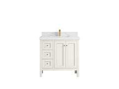 Nashville 36 in. W x 22 in. D Center Sink Bathroom Vanity - photo 21