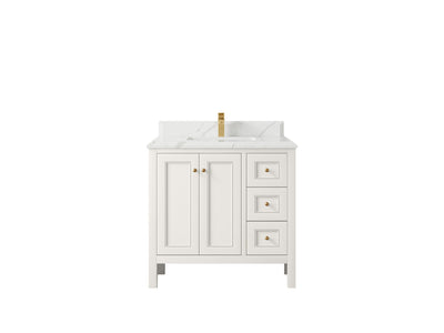 Nashville 36 in. W x 22 in. D Center Sink Bathroom Vanity - Willow Bath and Vanity