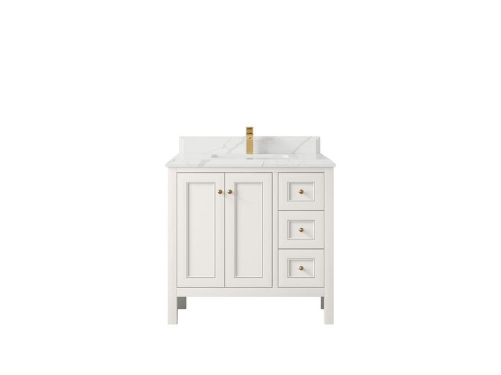 Nashville 36 in. W x 22 in. D Center Sink Bathroom Vanity - photo 33