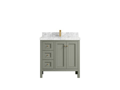 Nashville 36 in. W x 22 in. D Center Sink Bathroom Vanity - photo 29