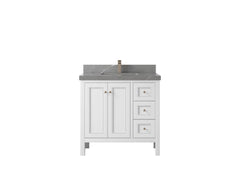 Nashville 36 in. W x 22 in. D Center Sink Bathroom Vanity - photo 43