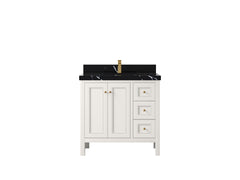 Nashville 36 in. W x 22 in. D Center Sink Bathroom Vanity - photo 17