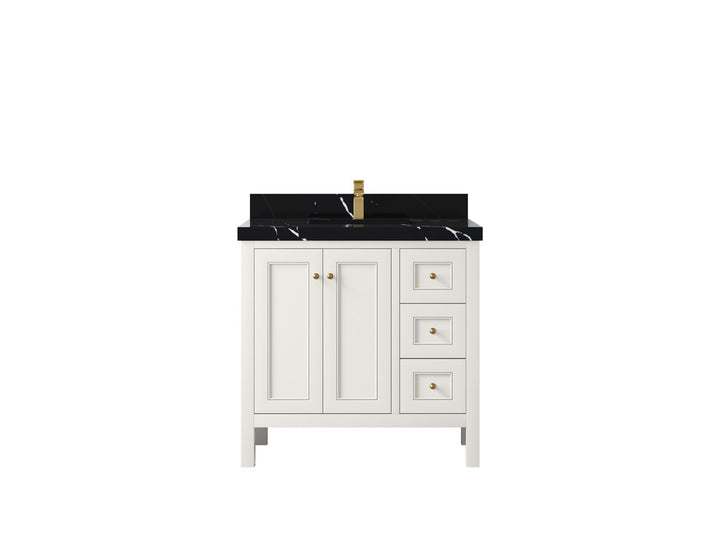 Nashville 36 in. W x 22 in. D Center Sink Bathroom Vanity - photo 17