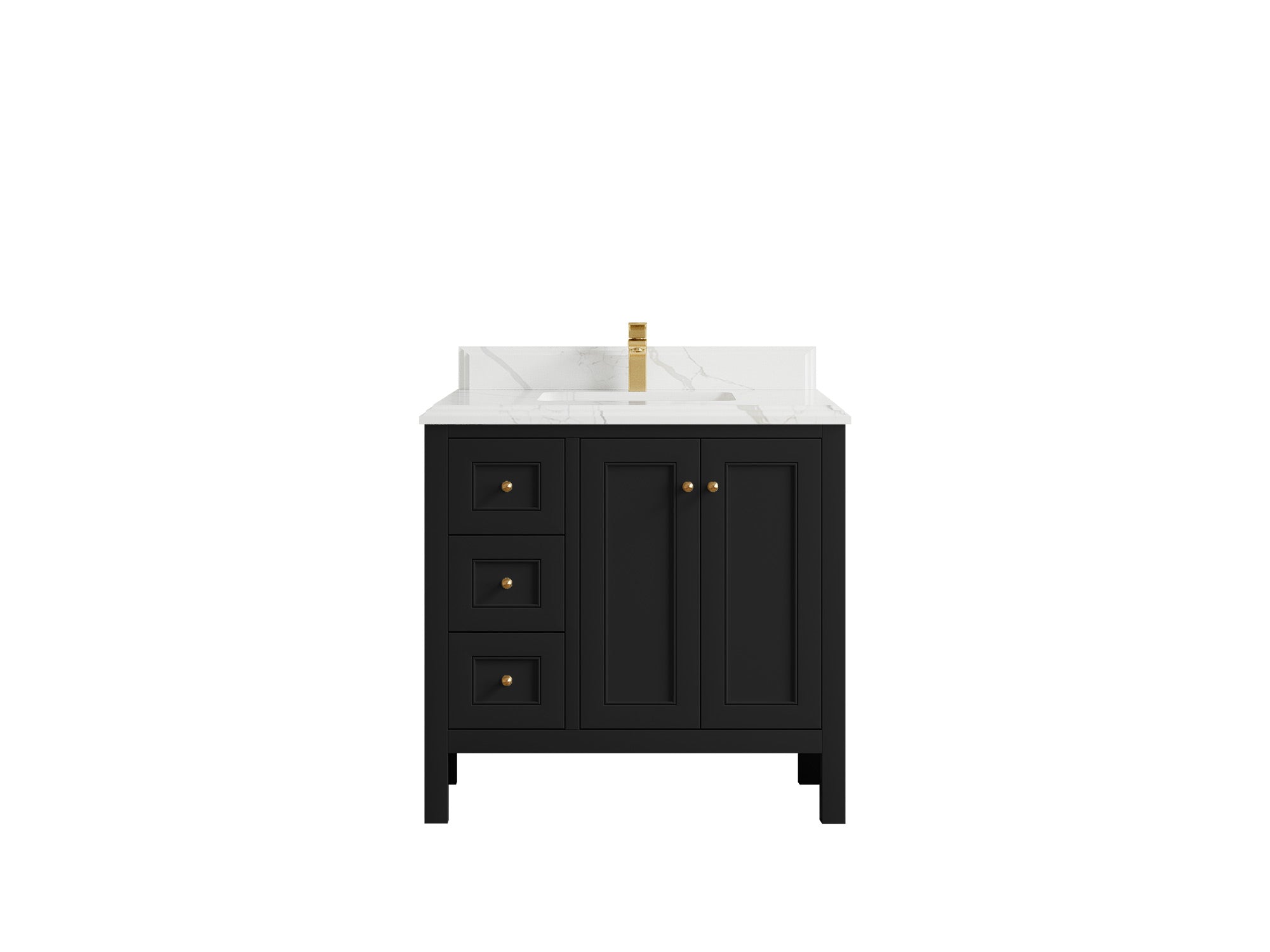 Nashville 36 in. W x 22 in. D Center Sink Bathroom Vanity - Willow Bath and Vanity