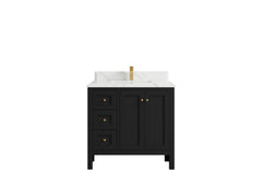 Nashville 36 in. W x 22 in. D Center Sink Bathroom Vanity - photo 13