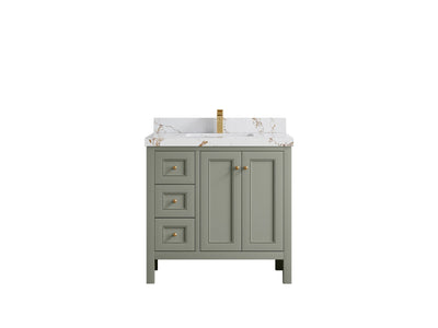 Nashville 36 in. W x 22 in. D Center Sink Bathroom Vanity - Willow Bath and Vanity
