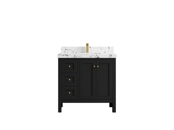 Nashville 36 in. W x 22 in. D Center Sink Bathroom Vanity - photo 49