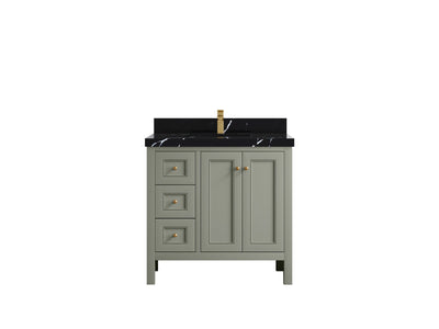 Nashville 36 in. W x 22 in. D Center Sink Bathroom Vanity - Willow Bath and Vanity