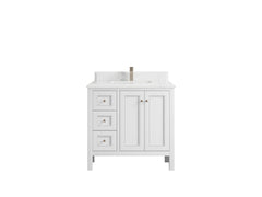 Nashville 36 in. W x 22 in. D Center Sink Bathroom Vanity - photo 34