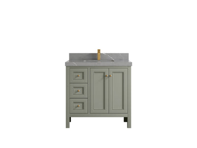 Nashville 36 in. W x 22 in. D Center Sink Bathroom Vanity - Willow Bath and Vanity