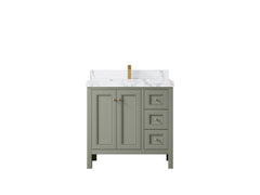 Nashville 36 in. W x 22 in. D Center Sink Bathroom Vanity - photo 1