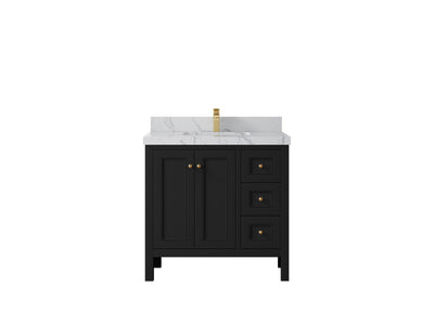 Nashville 36 in. W x 22 in. D Center Sink Bathroom Vanity - Willow Bath and Vanity