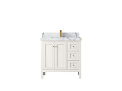 Nashville 36 in. W x 22 in. D Center Sink Bathroom Vanity - photo 1