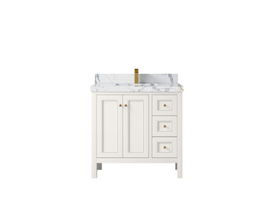 Nashville 36 in. W x 22 in. D Center Sink Bathroom Vanity - Willow Bath and Vanity