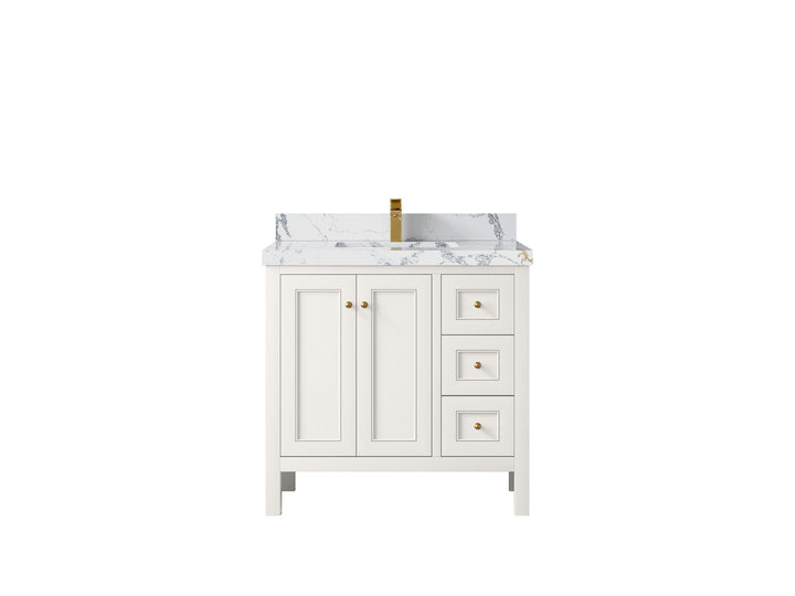Nashville 36 in. W x 22 in. D Center Sink Bathroom Vanity - photo 1