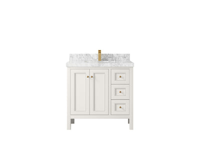 Nashville 36 in. W x 22 in. D Center Sink Bathroom Vanity - Willow Bath and Vanity