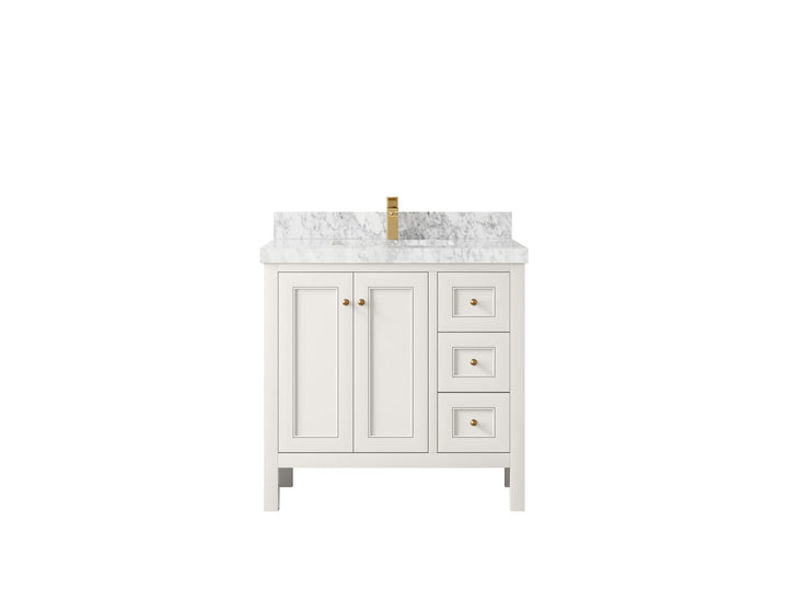 Nashville 36 in. W x 22 in. D Center Sink Bathroom Vanity - photo 29