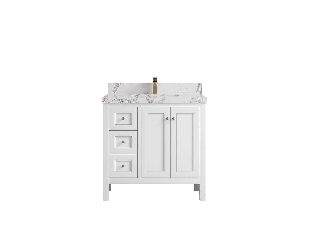Nashville 36 in. W x 22 in. D Center Sink Bathroom Vanity - Willow Bath and Vanity