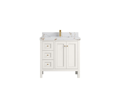 Nashville 36 in. W x 22 in. D Center Sink Bathroom Vanity - Willow Bath and Vanity