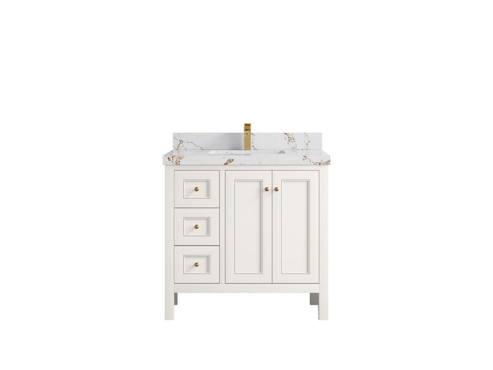 Nashville 36 in. W x 22 in. D Center Sink Bathroom Vanity - photo 47