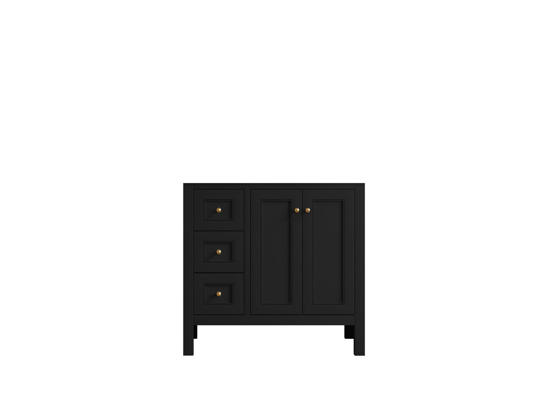 Nashville 36 in. W x 22 in. D Center Sink Bathroom Vanity - Willow Bath and Vanity
